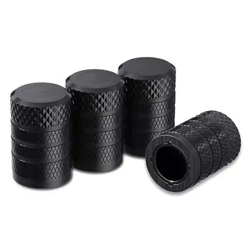 Колпачки штока клапана с накаткой, алюминиевые с пластиковым вкладышем, устойчивые к коррозии колпачки для сосков колес шин для автомобилей и мотоциклов