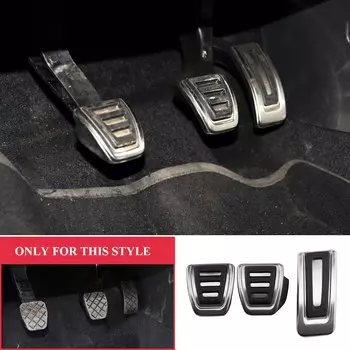 Колпачок для автомобильных педалей, подставка для ног, крышка, педаль тормоза и сцепления для Volkswagen VW Tiguan Allspace Jetta Golf 7 8 MK7 MK8 2018 - 2022