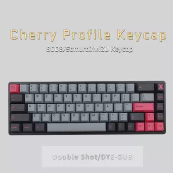 Колпачок для клавиш 134 клавиш под заказ, колпачок для клавиш с краской PBT, колпачок для клавиш с вишневым профилем для механической клавиатуры GK61 SK61 ISO