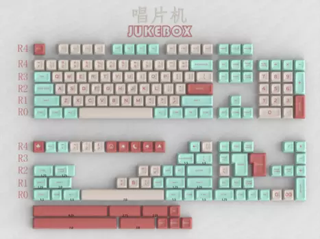 Колпачок для клавиш GMKY AF SA, колпачок для клавиш Cherry MX для механической игровой проводной USB-клавиатуры