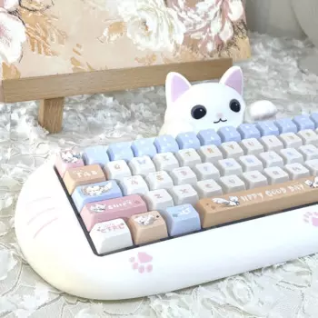 Колпачок для клавиш Pretty Cat MDA Profile PBT 135 клавиш/наборов DYE Subbed ISO Enter для GH60 GK61 RK68 RK87, механическая клавиатура
