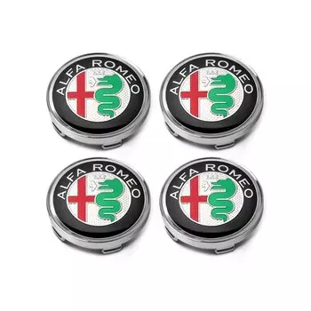 Колпачок на ступицу колеса автомобиля, 60 мм, автомобильная эмблема, Обложка для центра шин, значок, декор для Alfa Romeo Giulia Stelvio Giulietta 156 159 147 Mito Tonale