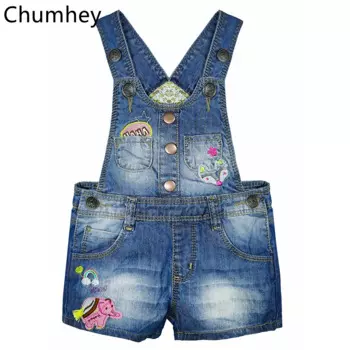 Комбинезон детский Chumhey, джинсовый, для девочек, на лето, От 0 до 5 лет