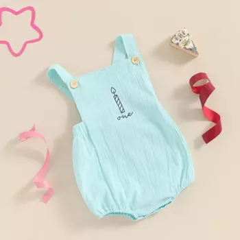 Комбинезон для 1-го дня рождения, без рукавов