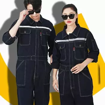 Комбинезон джинсовый зимний для мужчин и женщин