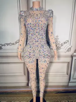 Комбинезон ручной работы с большими камнями