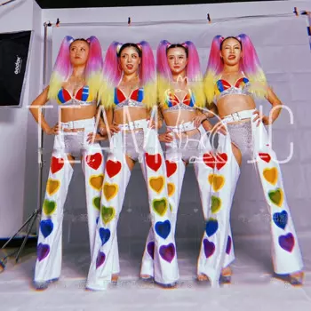 Комбинезон женский с разрезом и брюками, DN10707