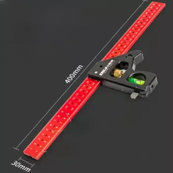 Комбинированная угловая линейка LTOOLS 400/300 мм