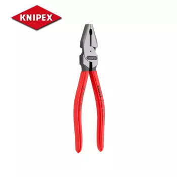 Комбинированные плоскогубцы KNIPEX с высоким рычагом 180 мм, полированные для более легкой резки, мощное захватывание, сгибание и вытягивание № 0201180