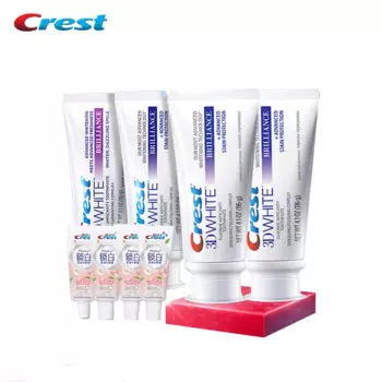 Комбинированный пакет белой зубной пасты Crest 3D Гламурная белая зубная паста Отбеливание зубов Стоматологическая зубная паста Отбеливание Гигиена полости рта