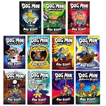 Комиксы «Приключения собаки человека 8» Dav Pilkey