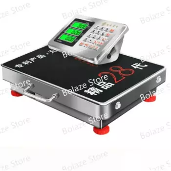 Коммерческие весы с независимой платформой, 300 кг, 150 кг, портативные беспроводные электронные весы