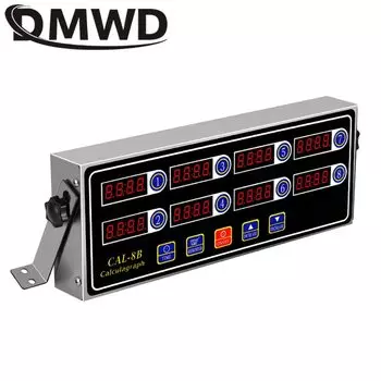 Коммерческий восьми 8-канальный электронный таймер обратного отсчета, кухонный таймер, цифровая кнопка, напоминание о времени, ресторан, громкий будильник 110 В