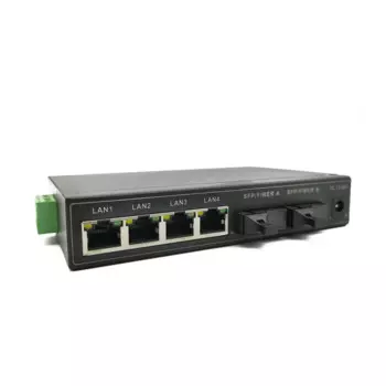 Коммутатор Ethernet PoE, 4 + 2 порта, 48 В, 10/1000 м