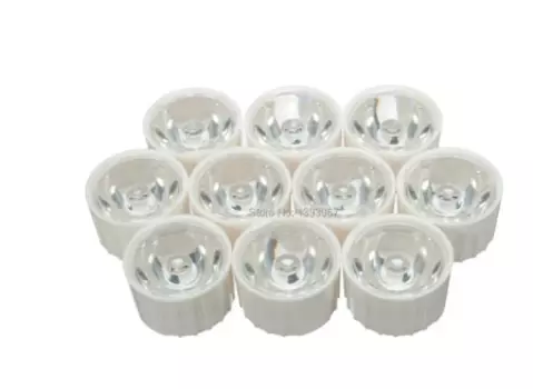 Комплект 50 светодиодных линз QINGYING 20 мм PMMA с кронштейнами