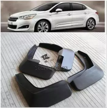 Комплект автомобильных брызговиков для 2013-2017 Citroen C4 Sedan C4L C4 L, брызговики, брызговики, грязеотталкивающие щитки крыло брызговиков 2014 2015 2016