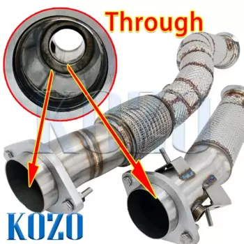 Комплект бесступенчатой трубы Turbo Catless для BMW S58 M2 M3 M4 G80 G82 2021 + выхлопная труба