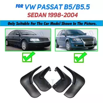 Комплект брызговиков для VW Passat B5/B5.5 1998-2004, брызговики, передние и задние брызговики, брызговики 2003 2002 2001 2000 1999