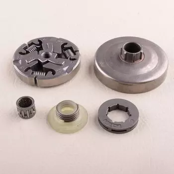 Комплект цепного колеса барабана сцепления серебристого цвета для Husqvarna 355 357XP 357 359 EPA