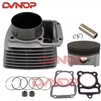 Комплект цилиндров с большим отверстием 70 мм, набор поршней цилиндров для CG250-300, CG300, 16 мм, штифт 167FMM