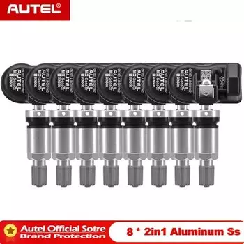 Комплект датчиков Autel TPMS 4, MX-Sensor 2 в 1, двойная частота 315 МГц + 433 МГц, универсальные датчики TPMS с прессовым ОО-уровнем