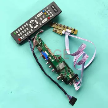 Комплект DIY плата контроллера драйвера для BT101IW01 V.0 BT101IW03 V.0 10,1 "AV/USB/DHMI/VGA 40-контактный LVDS 1024x600 DVB-C/T матрица для ноутбука