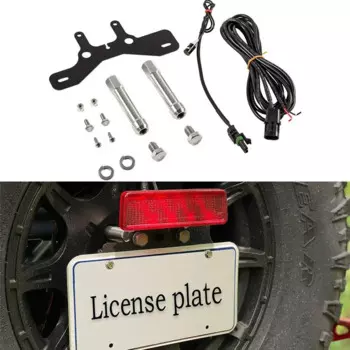 Комплект для перемещения номерного знака, черный, подходит для мобильного номерного знака Jeep Wrangler JL JLU 2018–2023 гг.