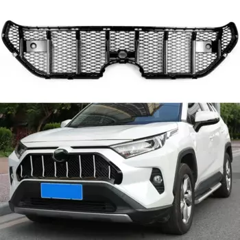 Комплект для RAV4 2020-2024, решетка радиатора гоночного автомобиля, решетка радиатора, передний бампер, решетки для Toyota RAV4 2020-2024, автомобильные аксессуары