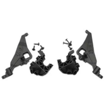 Комплект для ремонта автомобильных фар AUDI A8 S8 A8L D4 D5 2011-2018, детали, защитное кольцо, черный пластиковый кронштейн 4H0998121 4H0998122