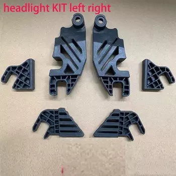 Комплект для ремонта автомобильных фар Audi A7 2016-2018, запчасти для ремонта кронштейна, черные пластиковые ножки, фиксированная лапа, ремонт лап