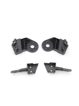 Комплект для ремонта автомобильных фар BMW X3 F25 F26 2011-2013, пластиковые фиксированные углы с зажимами для ремонта автомобильных фар, черная фотостойка, кронштейн для фары