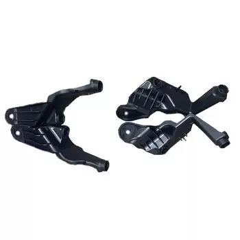 Комплект для ремонта автомобильных фар Lexus RX300 RX330 RX450 2023-2024, кронштейн, защитное кольцо для фары, черное пластиковое крепление