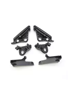 Комплект для ремонта автомобильных фар Mercedes-Benz E Class W207 2013-2016, пластиковые фиксированные углы с зажимами для ремонта автомобильных фар, черная фотовспышка