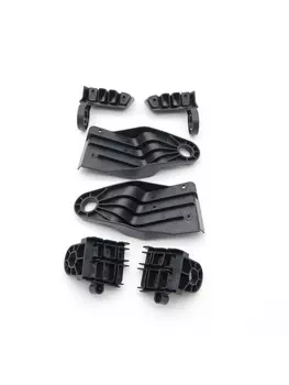 Комплект для ремонта автомобильных фар Mercedes-Benz GLE W167 2020-2021, пластиковые фиксированные углы с зажимами для ремонта автомобильных фар, черная искусственная подставка, фара