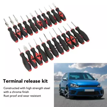 Комплект для снятия клемм хромированная отделка Защита от ржавчины удобная ручка портативная Замена для терминала Benz набор инструментов для снятия клемм