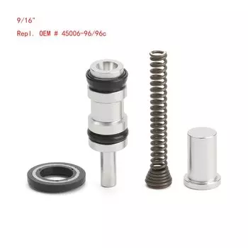 Комплект для восстановления переднего главного цилиндра мотоцикла 11/16 '9/16' 3/4 "5/8" с двумя дисками для Harley, замена 45006-96/96c 5063-72 45072-87