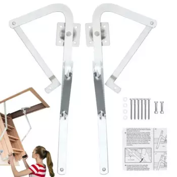 Комплект для замены петель лестницы на чердаке, набор рычагов для петель, фурнитура для лестницы, распорные шарниры, сменные шарниры для лестницы, чердачная лестница