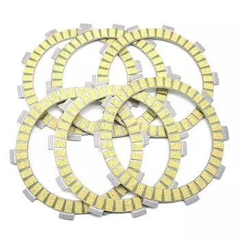 Комплект фрикционных пластин сцепления 6 шт диск для YAMAHA внедорожник IT175 Racer 80-83 IT200 1986 XT225 Serow 01-07 XT225WE 02-03 IT XT 225