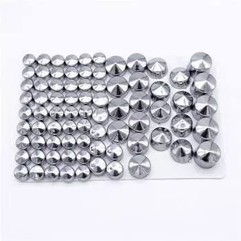 Комплект хромированных колпачков для мотоциклетных винтов, 1 комплект, комплект колпачков для Harley-Davidson Dyna Glide TWIN CAM 1991-2013, аксессуары для мотоциклов