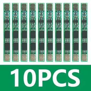 Комплект из 10 плат защиты BMS 18650 JIAQISHENG