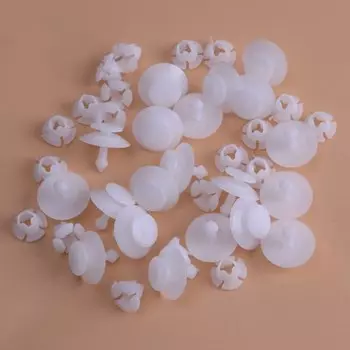 Комплект из 20 пластиковых крепежных зажимов для переднего и заднего бампера beler для Ford KA 1996, 1997, 1998, 1999, 2000, 2001, 2002, 2003-2008