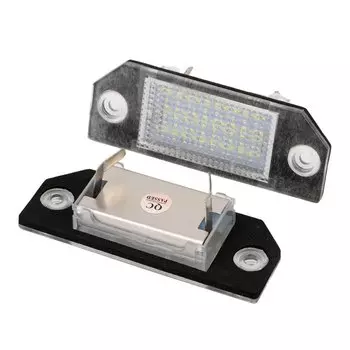 Комплект Из 2 Фонарей Номерного Знака Мощностью 6 Вт Для Ford Focus MK2 03-08, Без Ошибок, 12 В, Постоянный Ток, 24 Задних Фо...