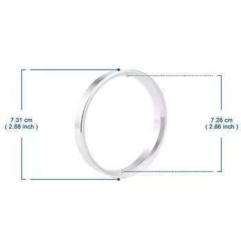 Комплект из 4 предметов Алюминий центральное кольца 73,1 мм OD до 54,1/56,1/56,6/57,1/58,1/59,5/60,1/63,3/64,1/65,1/66,1/67,1/70,1/72,6 мм внутренний диаметр