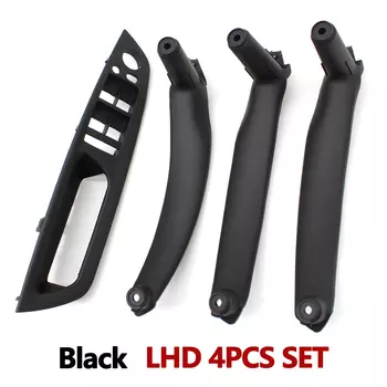 Комплект из 4 предметов, накладка на подлокотник передней дверной ручки автомобиля для BMW X5 X6 E70 E71 2007-2013