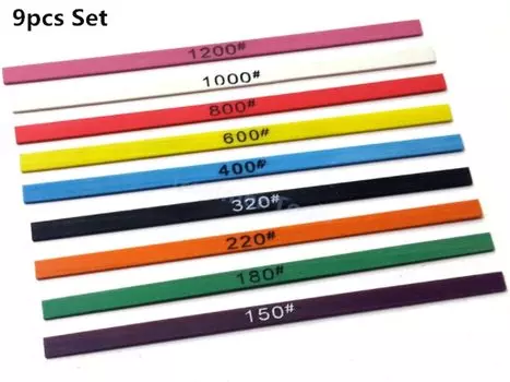 Комплект из 9 керамических точилных камней Jrealmer для полировки пресс-форм