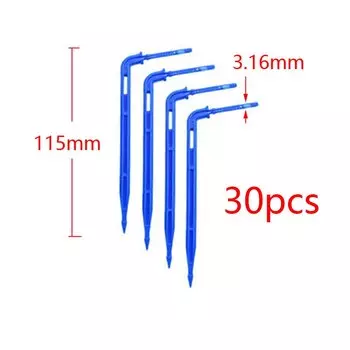 Комплект капельных стрелок WZCWJNLGM 30 шт., синий, пластик, 3/5 мм, 4/7 мм