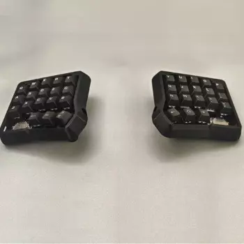 Комплект клавиатуры с раздельной клавиатурой, 36 клавиш, 2,4 ГГц, беспроводная прокладка Hot Plug с кнопочной ячейкой, персонализированная игровая механическая клавиатура с изменением клавиш