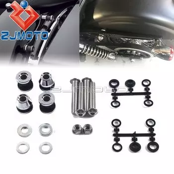 Комплект крепежных болтов на спинку мотоцикла для Harley Dyna FXDWG 06-08 FXDF 2008 + Softail FLSTF/FX 2000-02