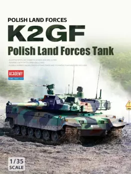 Комплект модели собранного танка Academy 13560, основной боевой танк K2GF 1/35