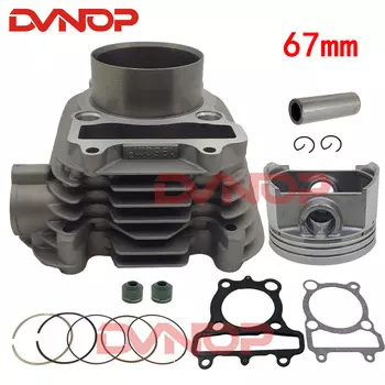 Комплект мотоциклетных цилиндров, поршень и кольцо для цилиндра YAMAHA AG200 ZS200-GY LY200 TW200